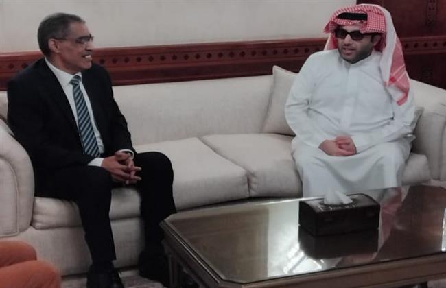 وزير الدولة للإعلام يستقبل تركي آل شيخ في القاهرة