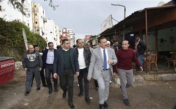 محافظ بورسعيد يتفقد سوق "محمد علي "ببورفؤاد