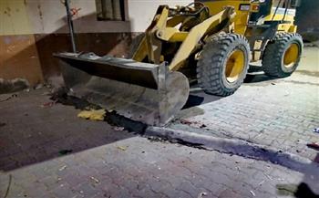 إزالة 4 مطبات عشوائية من شوارع حي شمال.. وحصر المطبات العشوائية بأحياء الأقصر