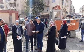 رئيس مياه دمياط يتابع أعمال إحلال وتجديد بمحطة رفع صرف صحي المنتزه