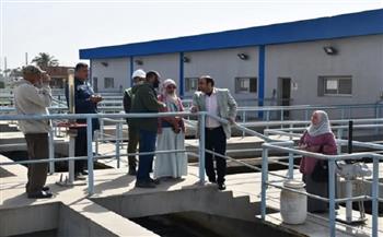 رئيس مياه الشرب بالجيزة يتفقد محطة مياه الحوامدية ويؤكد على الالتزام بمعايير الجودة والاستدامة