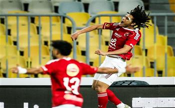 الدوري الممتاز.. الأهلي يتقدم على سموحة بهدف مروان عثمان