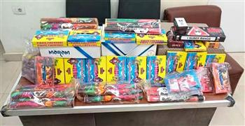 ضبط 55 ألفًا و600 قطعة ألعاب نارية مختلفة الأحجام في حملات مكبرة بسوهاج