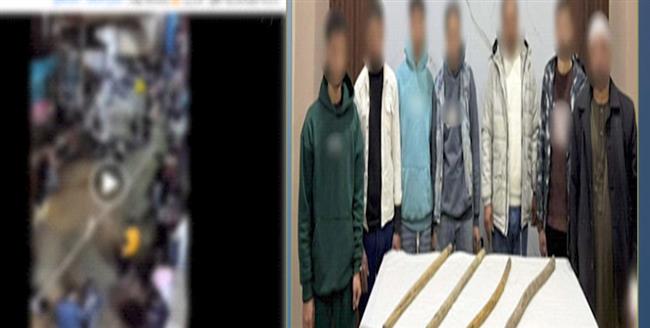 ضبط طرفي مشاجرة بالأسلحة البيضاء والعصي الخشبية بالشرقية