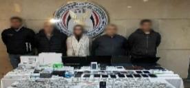 ضبط 5 متهمين بالاستيلاء على 600 معاملة شراء إلكترونية لإحدى شركات الاتصالات