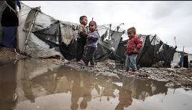 المتحدث باسم بلدية غزة: الأمطار تغرق مئات الخيام وتفاقم معاناة النازحين في القطاع