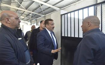 محافظ بورسعيد يتفقد أعمال إنشاء شلاتر لإيواء الكلاب الضالة