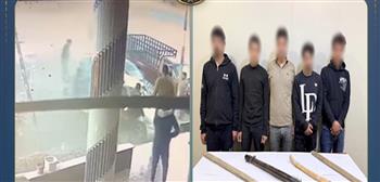 ضبط 5 متهمين في واقعة بلطجة وتحطيم سيارة بسبب خلاف على قطعة أرض بالإسماعيلية