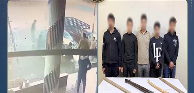 ضبط 5 متهمين في واقعة بلطجة وتحطيم سيارة بسبب خلاف على قطعة أرض بالإسماعيلية