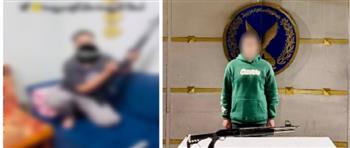 ضبط طالب ببنى سويف لحمله سلاحًا ناريًا بدون ترخيص في فيديو متداول علي السوشيال ميديا 