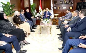 محافظ بني سويف يستقبل أعضاء مجلس النواب عن حزبي مستقبل وطن والشعب الجمهوري