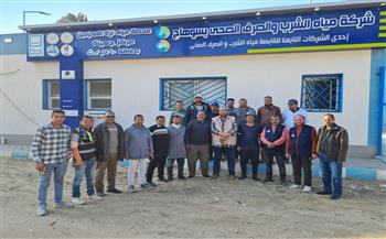 محافظ سوهاج يتفقد محطة مياه "المحزمين" بمركز جهينة