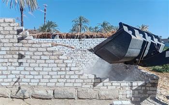 مدينة الزينية تنفذ حملة مكبرة ضمن المرحلة الثانية من الموجة 28 لإزالة التعديات بالأقصر