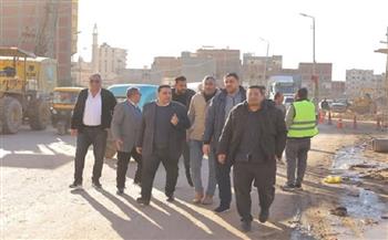رئيس مياه الشرب بالبحيرة يتفقد مشروع إحلال وتجديد خط طرد نظير المراكبية بكفر الدوار