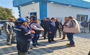 محافظ سوهاج يتفقد محطة مياه المحزمين بمركز جهينة والتي تخدم 65 ألف مواطن