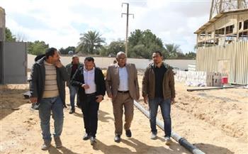 رئيس "مياه المنيا" يتفقد أعمال إنشاء محطات مياه قرى الخريجين بمركز سمالوط