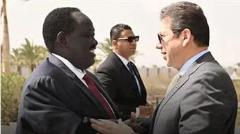 رئيس المخابرات العامة يلتقي وفدا رفيع المستوى من دولة جنوب السودان