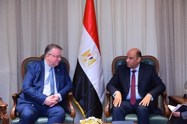 وزير العمل يستقبل مدير مكتب منظمة العمل الدولية بالقاهرة لتعزيز التعاون المشترك