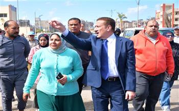 محافظ بورسعيد يوجه بإزالة فورية للرتش ومخلفات البناء بمحيط قصر الثقافة