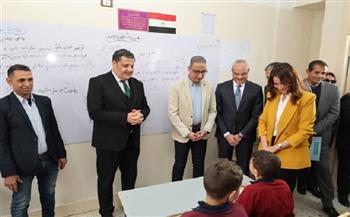 محافظ الجيزة يفتتح مبنى المرحلة الإعدادية بمدرسة شهداء نزلة الشوبك الإعدادية المشتركة بالبدرشين
