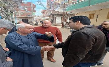 نائب محافظ الشرقية في زيارة مفاجئة لمتابعة سير العمل بالوحدات المحلية "البيروم و النوافعه" بمركز فاقوس