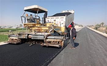 سوهاج.. رفع كفاءة الطرق بجهينة لتعزيز الحركة المرورية ودعم الأنشطة التجارية  