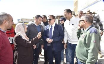 محافظ بورسعيد يوجه باستمرار أعمال تحسين مستوى النظافة ورفع كفاءة المرافق لتحسين جودة الحياة للمواطنين 