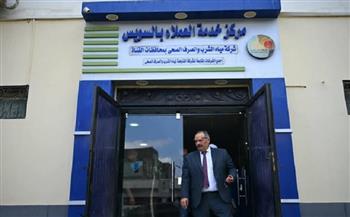 رئيس مياه القناة يتفقد مركز خدمة العملاء ومحطتي رفع صرف صحى زرب (١، ٢) بقطاع السويس  