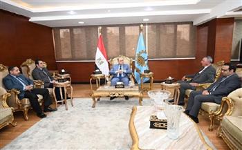 محافظ الغربية يستقبل رئيس المكتب القضائي بالديوان العام وأعضاء المكتب ويستعرض سبل التعاون المشترك