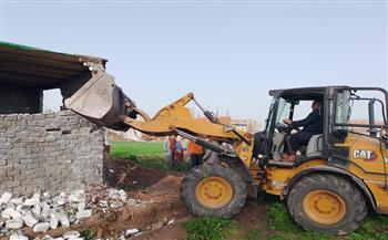 تنفيذا لتوجيهات محافظ المنوفية.. إزالات فورية لعدد من حالات التعدي على الأراضي الزراعية 