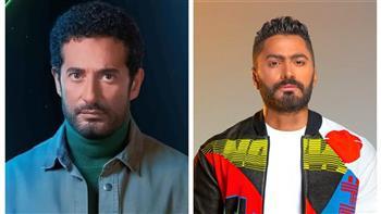 تامر حسني يهنئ عمرو سعد على «إفراج»