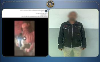 ضبط شخص لقيامه بخلع كشافات الإضاءة بعربة أحد القطارات