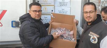 مديرية التضامن بالغربية تستلم 4 أطنان من لحوم صكوك الإطعام