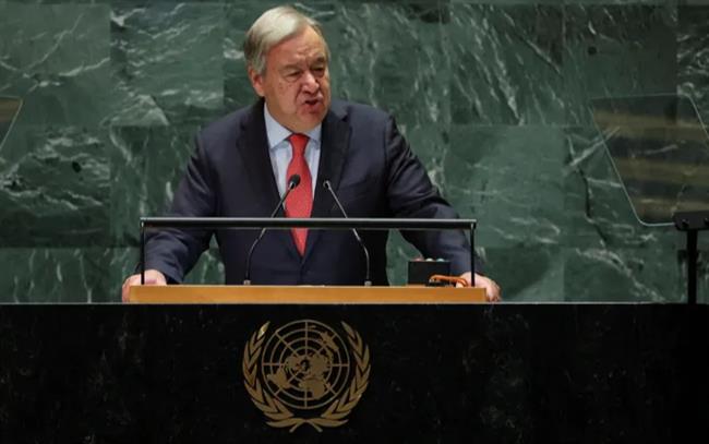 جوتيريش أمام مجلس الأمن: نشهد تهديداً خطيراً للأمن والاستقرار الإقليميين 