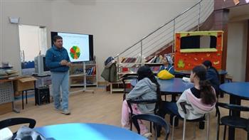 مكتبة مدينة نصر العامة ترسم ملامح "البيت الأخضر" في ورشة بيئة متكاملة