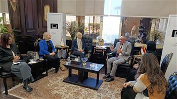 محافظ الأقصر يستقبل مديرة برنامج الأغذية العالمي بمصر لبحث تعزيز التعاون المشترك