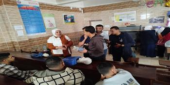 تأهيل الكوادر الطبية بسفاجا على الإنعاش القلبي واستخدام جهاز الصدمات الآلي 