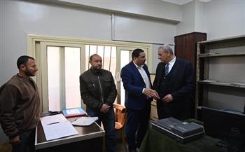 محافظ الغربية في جولة مفاجئة بمبنى مركز ومدينة بسيون لتفقد المركز التكنولوجي