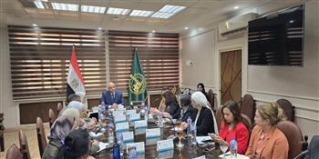 محافظ القليوبية يعقد اجتماعًا لمتابعة تطورات مشروع البنك الدولي لإدارة تلوث الهواء وتغير المناخ