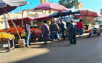 استمرار الحملات المكثفة بجميع الأحياء وبورفؤاد لإزالة الإشغالات