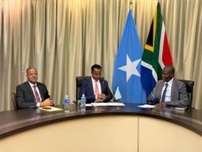 الصومال وجنوب أفريقيا يبحثان توسيع التعاون في التجارة والتعليم والصحة