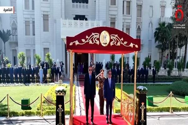 مراسم استقبال رسمية للرئيس التركي بقصر الاتحادية
