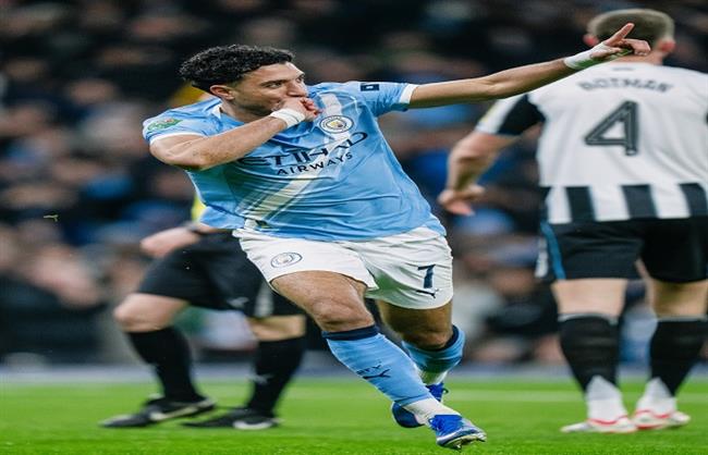 كأس الرابطة.. عمر مرموش يسجل الهدف الأول لمانشستر سيتي في مرمى نيوكاسل 