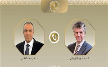 وزير الخارجية يبحث هاتفيًا مع مستشار الأمن القومي البريطاني مستجدات الأوضاع الإقليمية