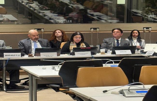 نائبة وزيرة التضامن تشارك في فعاليات الحدث الجانبي رفيع المستوى بنيويورك 