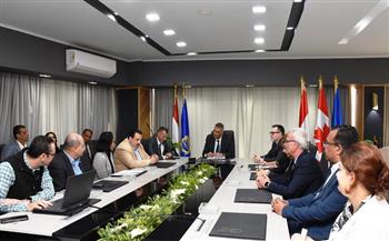 محافظ أسوان يستقبل سفير كندا ووفد منظمة الفاو الدولية لتعزيز أوجه التعاون المشترك