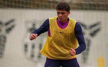 حمزة عبد الكريم يخوض أول مران له مع برشلونة الإسباني