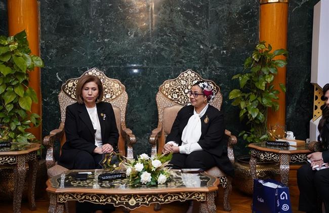 رئيسة القومي للمرأة تلتقي رئيسة لجنة شؤون الأسرة والمرأة بأذربيجان لبحث سبل التعاون المشترك 