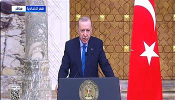 أردوغان: هناك تعاون مصري تركي مشترك لدعم الأمن والاستقرار في المنطقة