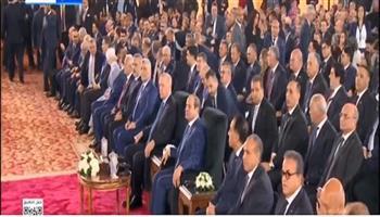 الرئيس السيسي ونظيره التركي يشهدان الجلسة الختامية لمنتدى الأعمال التركي المصري